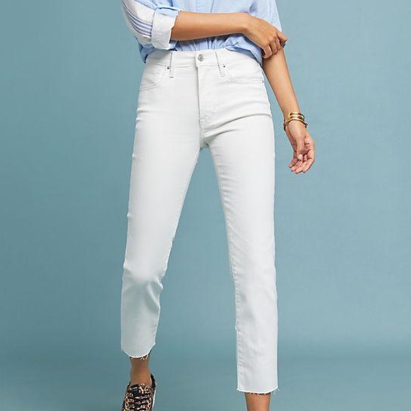 Levi's Denim - Levi's 724 High Rise Straight Size 27 White Jeans